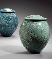 Eucalyptus Urn by Carol Green and Lynn Hayes