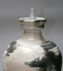 Raku Urn #3 by Mark Gordon